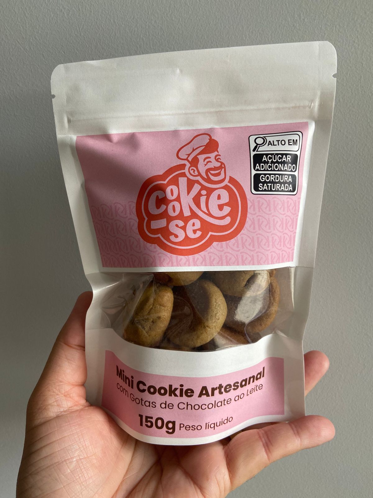 Mini Cookies Tradicionais (Embalagem Zip Lock 150g)
